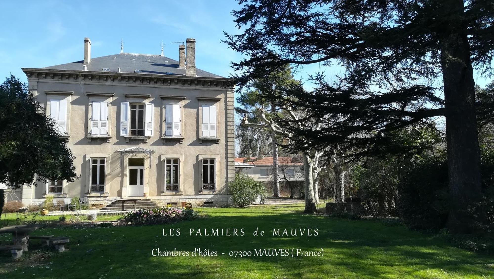 Les Palmiers Acomodação com café da manhã Mauves Exterior foto